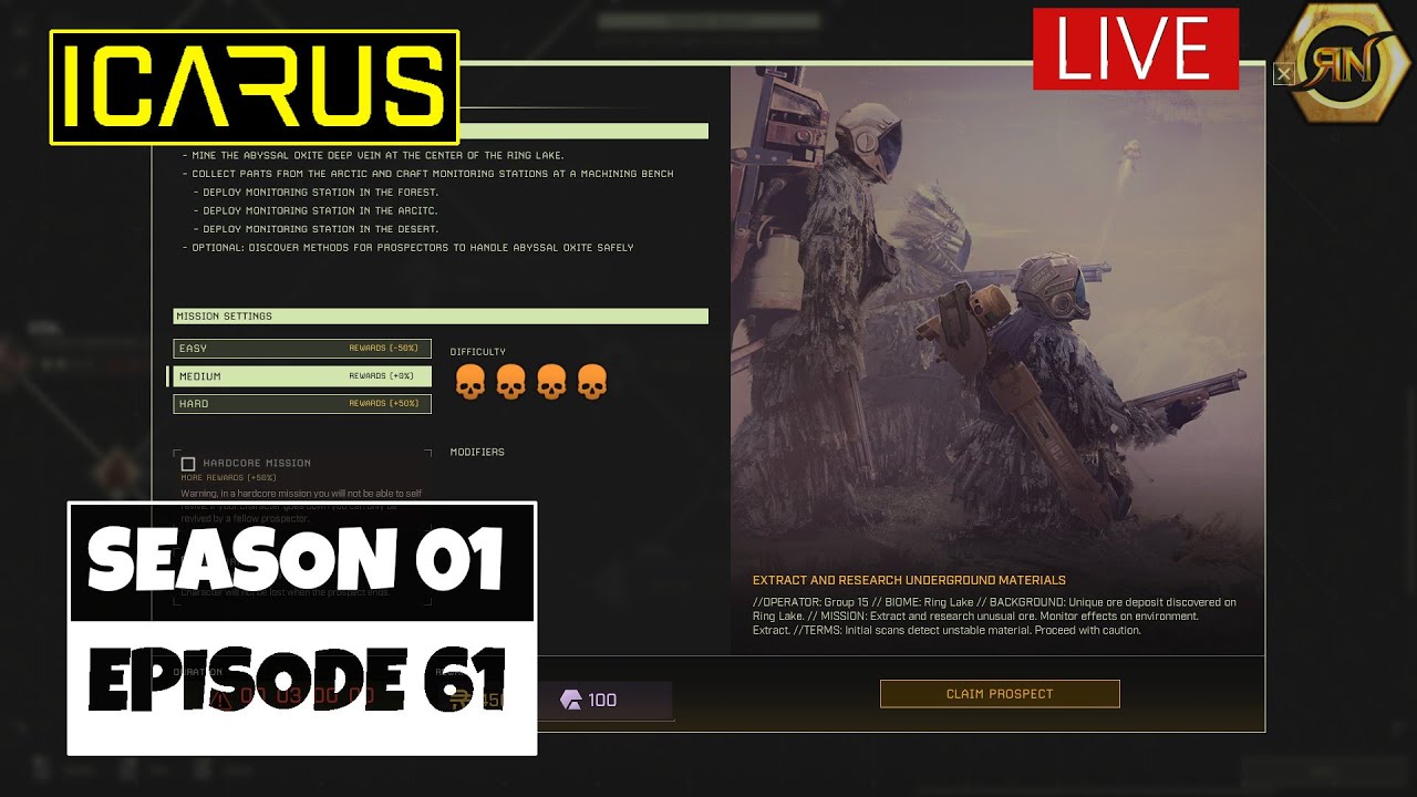 🔴 Attempting Abyss Research Mission!🔥  Icarus Gameplay [S01E61]
