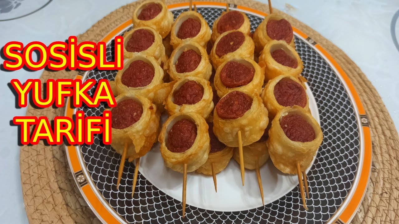 sosisli yufka tarifi  (pratik tarif)