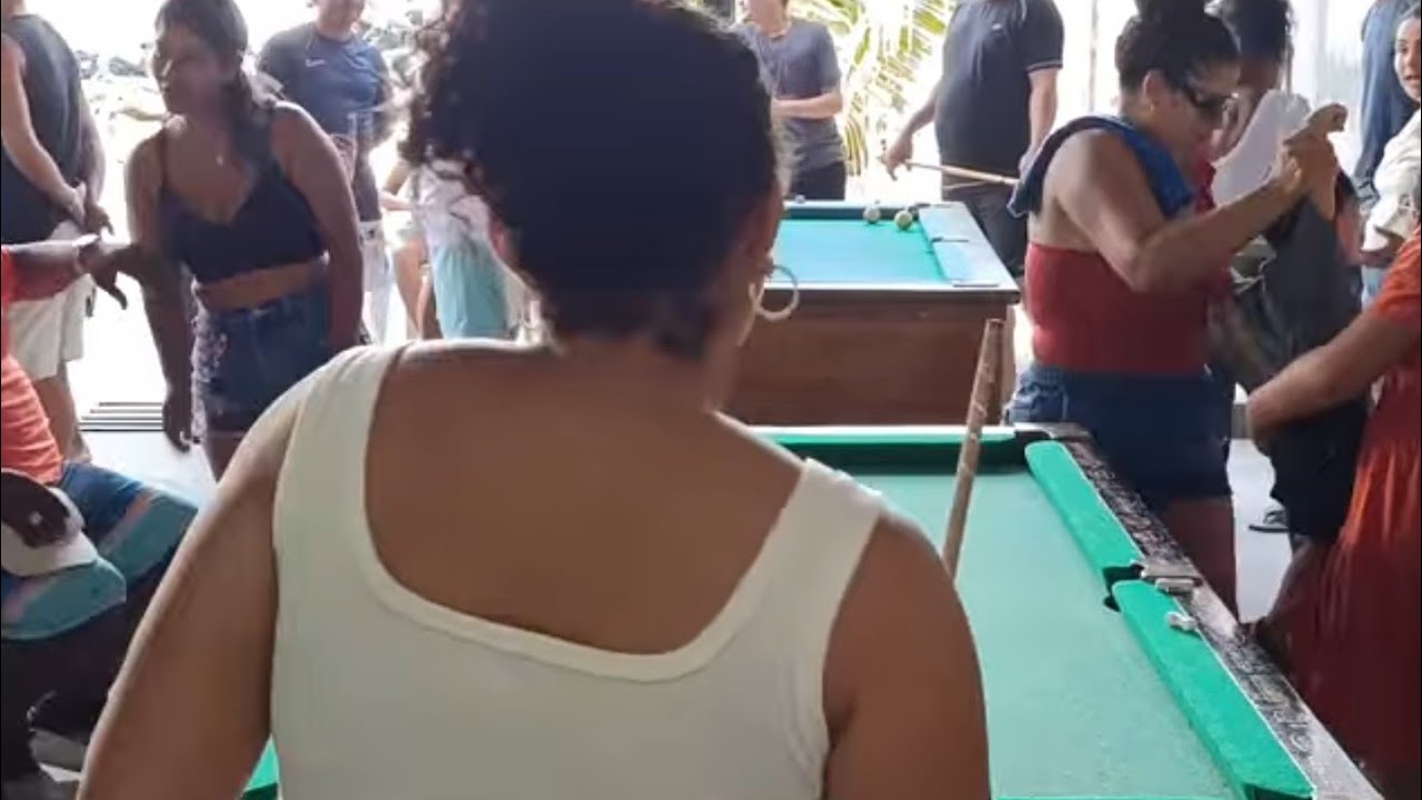 Feminino sinuca kiline e Rose semi final lindas tacadas  top top show eita Iporã 