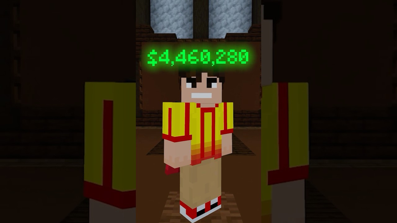De 0 a MILLONARIO SIN FARMEAR! 🤑  #minecraft #mctutorial #minecraftshorts