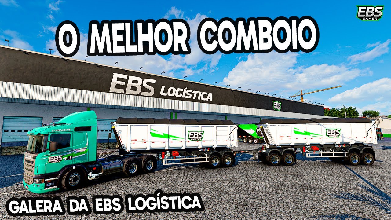 Scania R 480 no Rodocaçamba comboio EBS Log ets2 ets 2 1.57