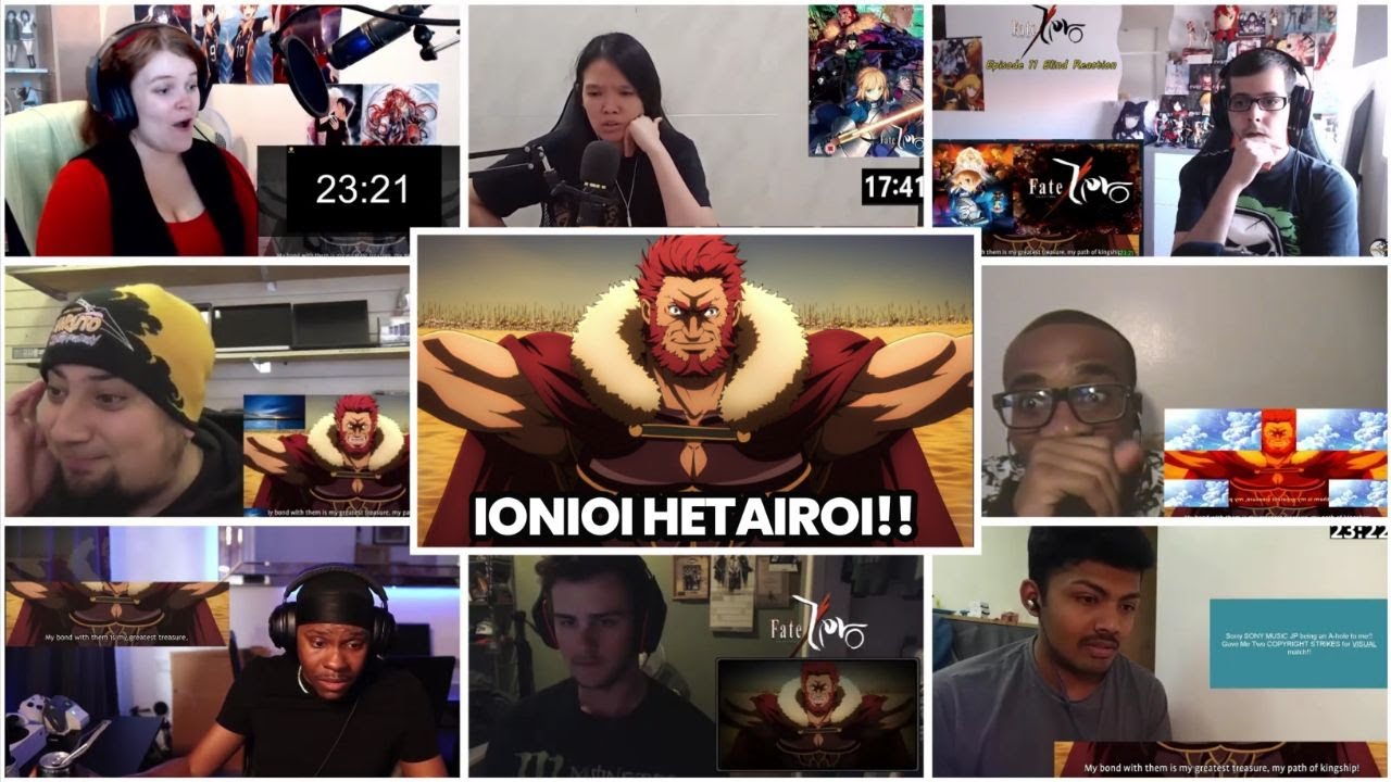 ISKANDAR'S NOBLE PHANTASM!! Fate/Zero Season 1 Episode 11 | Reaction Mashup