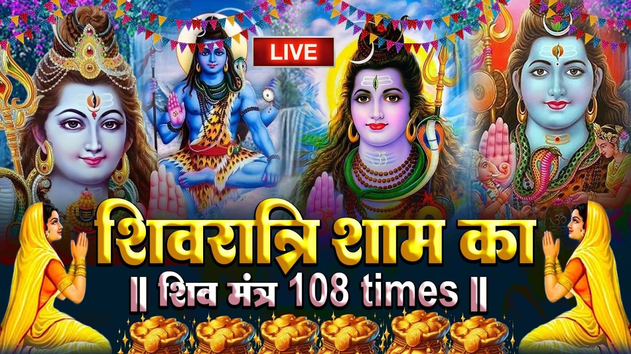 LIVE: ॐ नमः शिवाय धुन | Om Namah Shivaya ShivDhun | NonStop ShivDhun | Daily Mantra