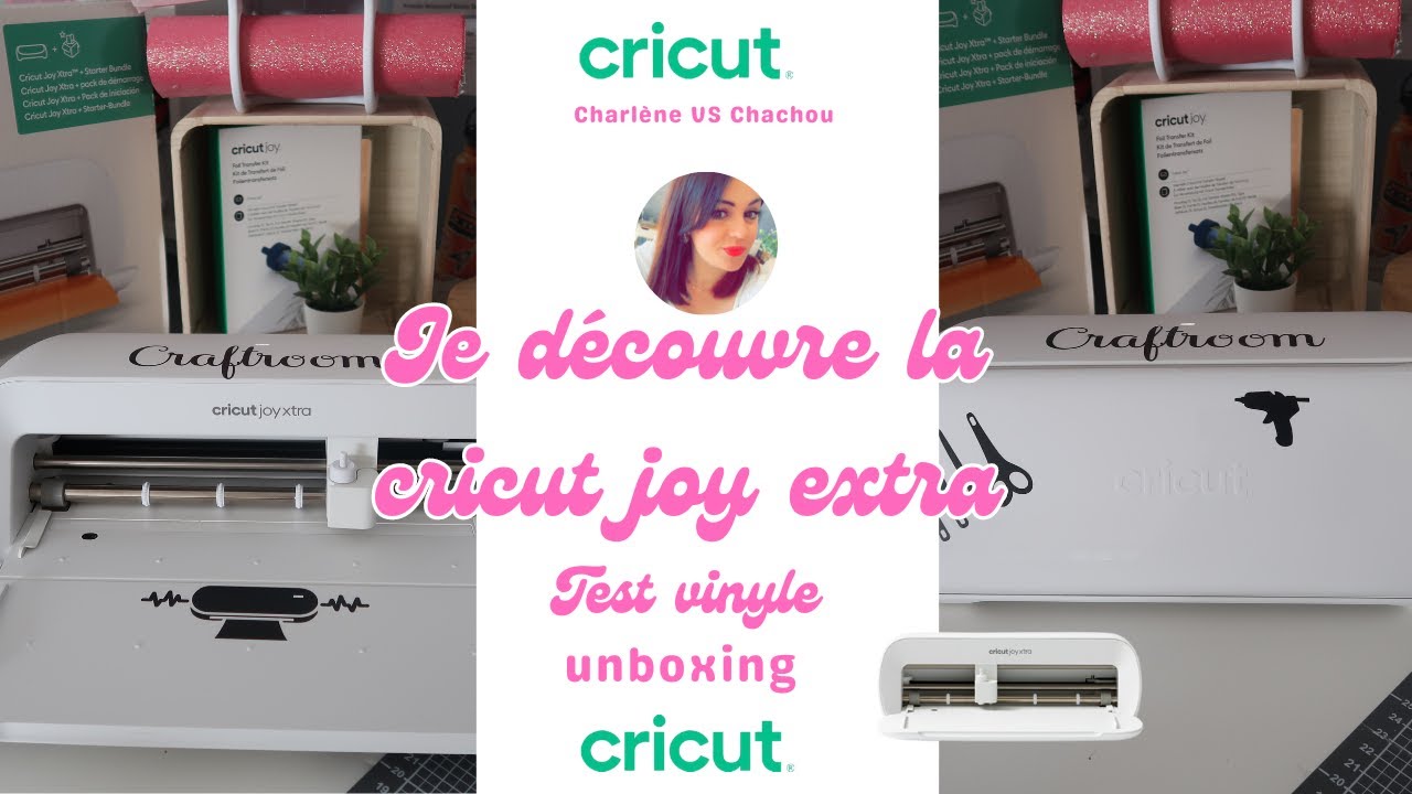 ❤️UNBOXING CRICUT  ❤️JE DÉCOUVRE LA CRICUT JOY XTRA /TEST VINYLE #cricut #joyxtra #unboxing