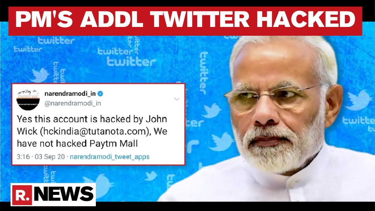 PM Modi's Twitter Account For Personal Website Hacked