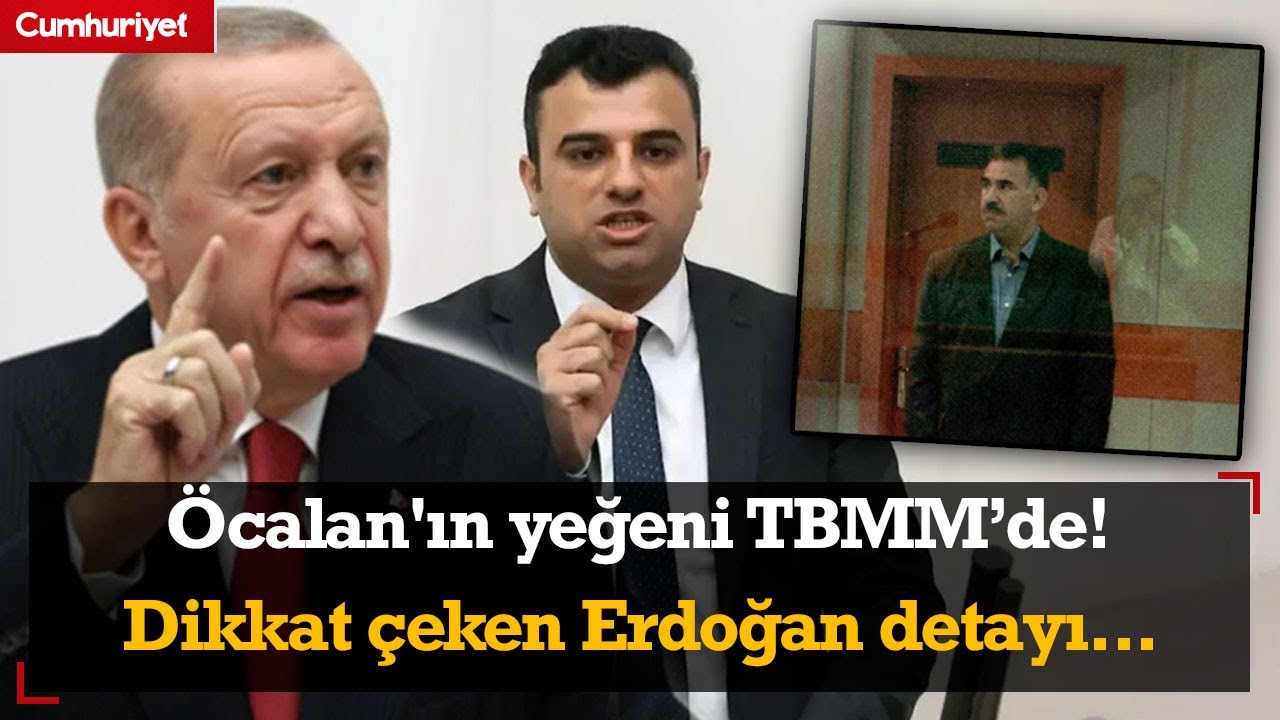 Öcalan'ın yeğeni TBMM kürsüsünde görüşmenin detaylarını anlattı; dikkat çeken Erdoğan detayı