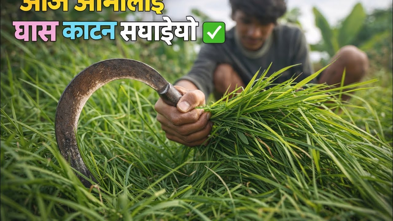 आज आमालाई घास काट्न सघाएँ 😮🌾 | Real Village Life Vlog Nepal #trending #viral #youtube 