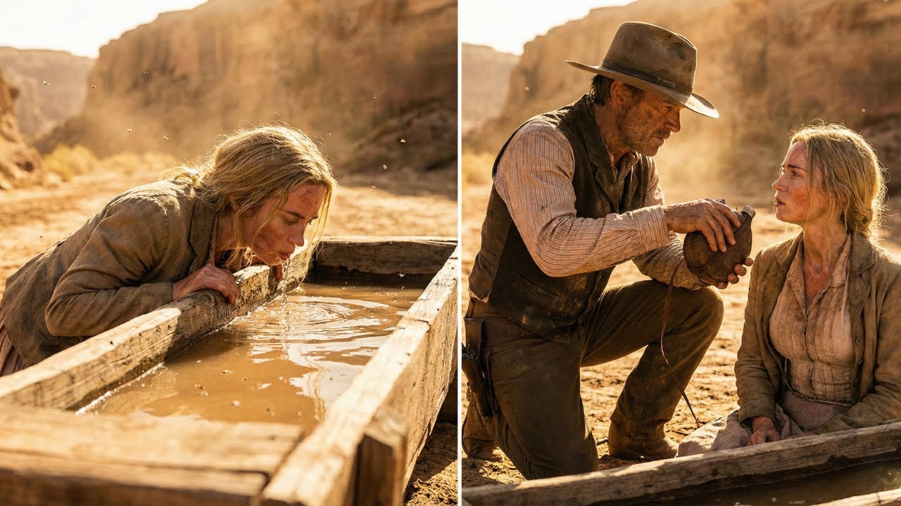She Was Drinking From A Cattle Trough To Survive, The Cowboy Gave Her A Real Home And Fresh Water
