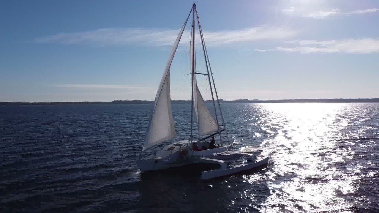 Proa Mareinoa, sailing in a moderate breeze