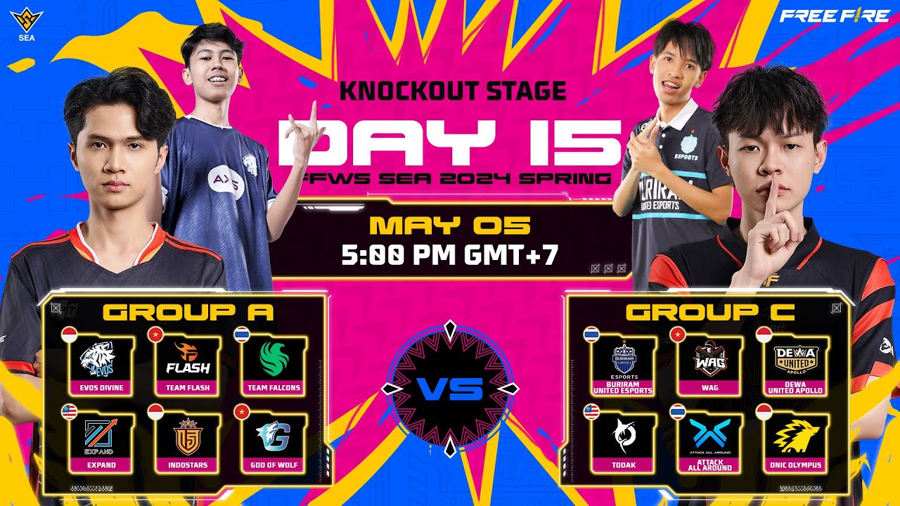 [EN] FFWS SEA Spring 2024 | Knockout Stage - Day 15