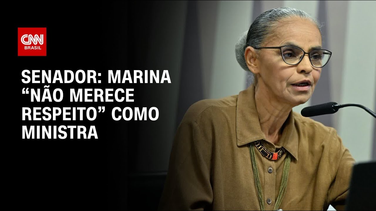 “Marina Silva não merece respeito como ministra”, diz senador durante Comissão | CNN 360°