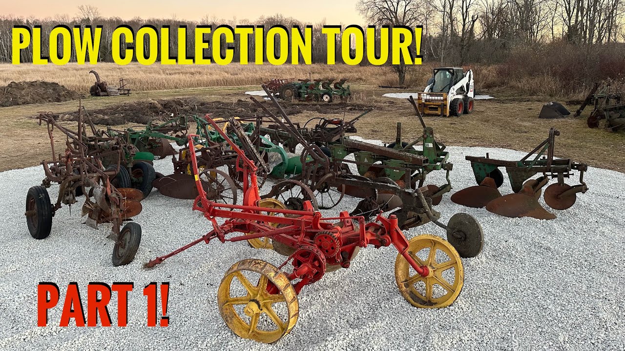 Plow Collection Tour: Part 1! Oliver Made A Lot Of Plows!