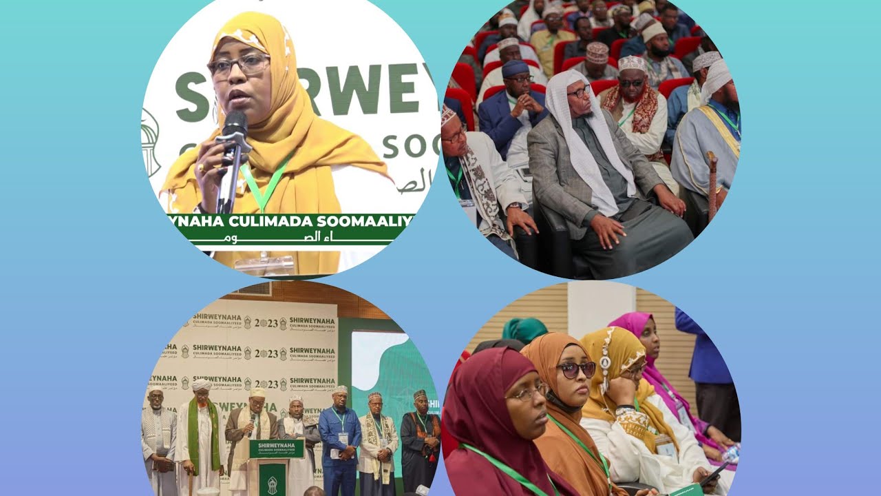 Qarnagsi Haweenka culumada soomaliyeed oo ku gar naqsaday shirka culumada.