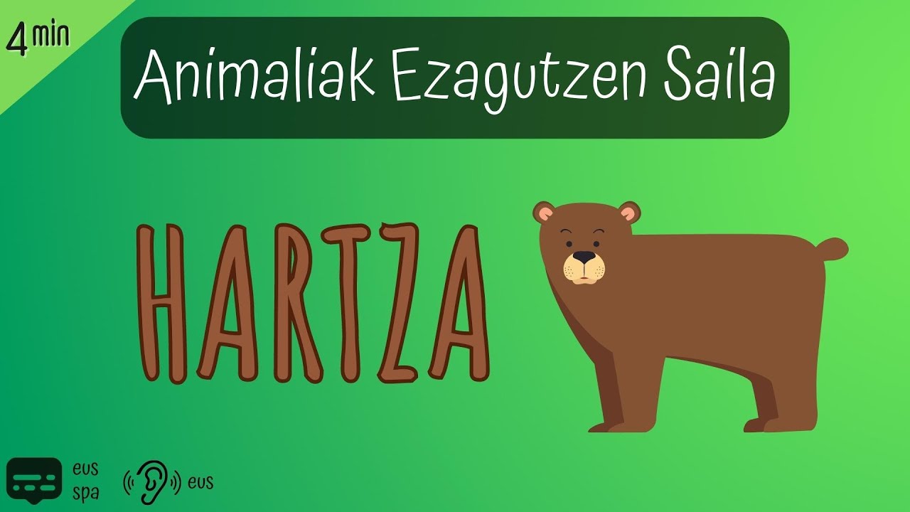 Animaliak 5x02 HARTZA | Basoko Animaliak | Ugaztunak