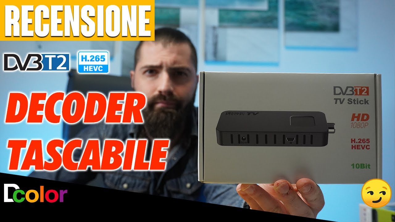 Decoder Digitale Terrestre Dvb-T2 Dcolor Il miglior Hdmi Stick per vedere la tv? Ricevitore compatto