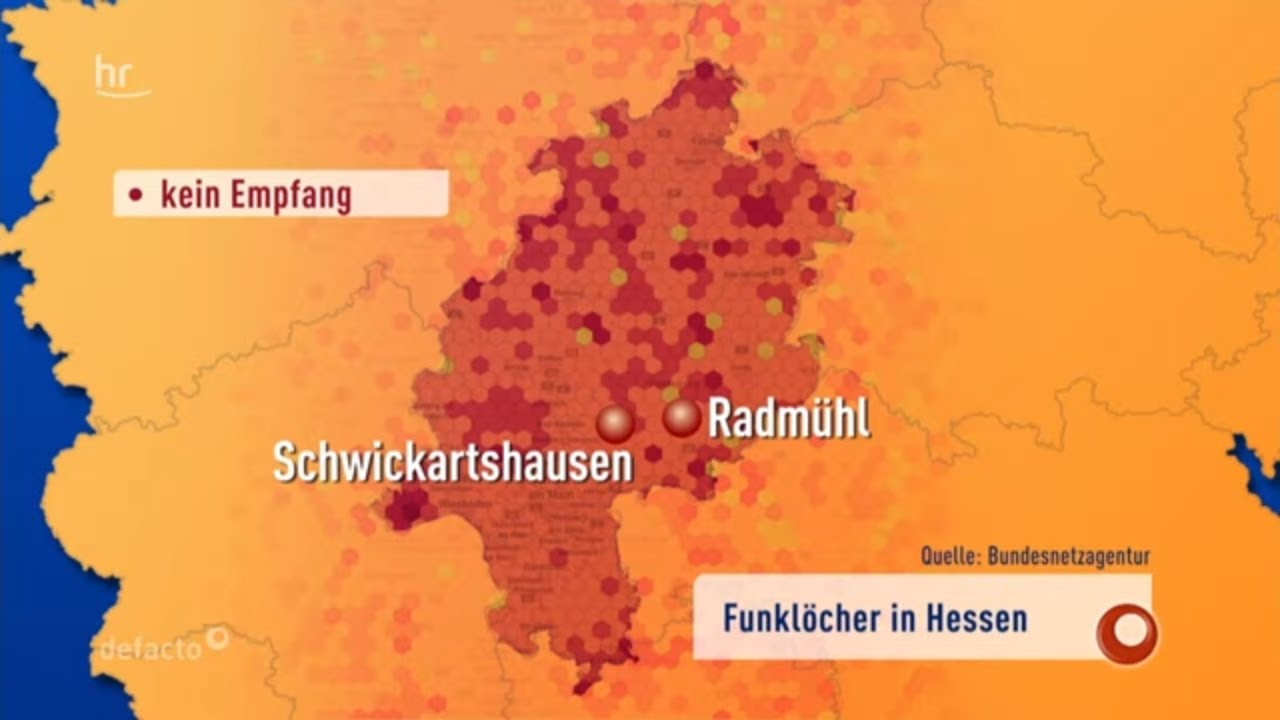 Funklöcher in Hessen | defacto
