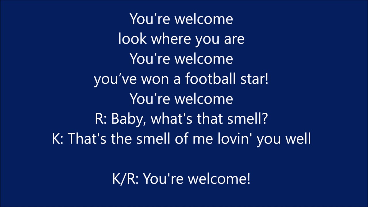 You're welcome: Heathers West End Cast Lyrics