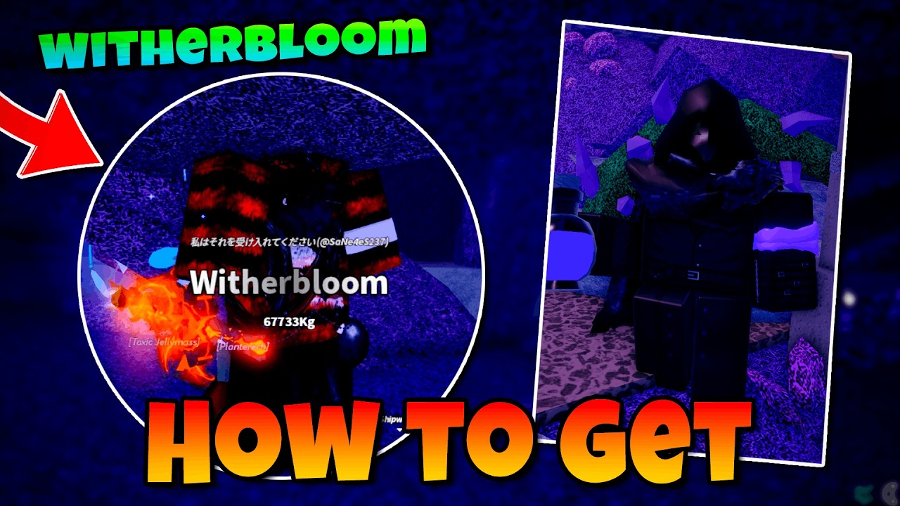 How to get WITHERBLOOM in FISCH! (Roblox)