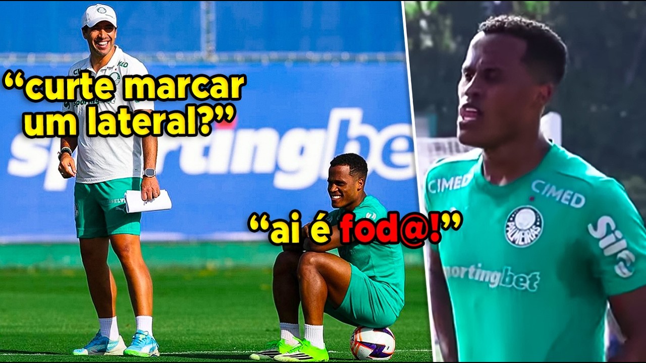 🤣ABEL JÁ CHEGOU MANDANDO ESSA!!!! JHON ÁRIAS TEM 1° TREINO NO PALMEIRAS!!