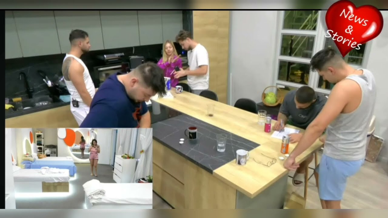 🚨😱😱ȘOC-ȘOC📢Emily a dormit în casa băieților‼️Liviu îi oferă un trandafir👀O ajută să facă cafeaua...🙈