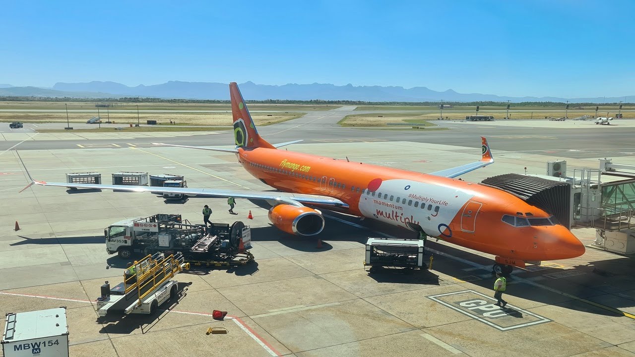 Mango 737-800 Cape Town (CPT) To Johannesburg (JNB) 