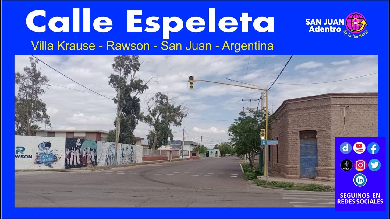 Calle Espeleta, Historia, Familias. Villa Krause, Rawson, San Juan, Argentina.
