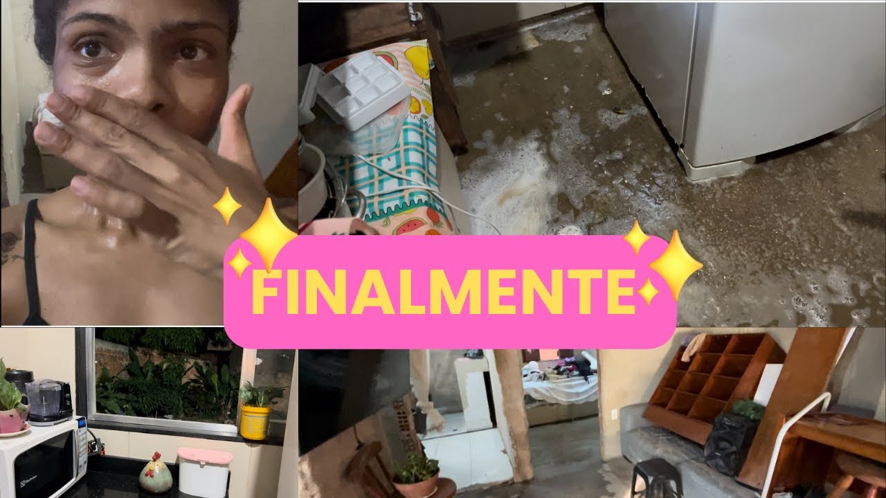 😰Depois do susto com as traças| Estou cansada | Mesmo faltando água💦🧹| Rotina real 🌻