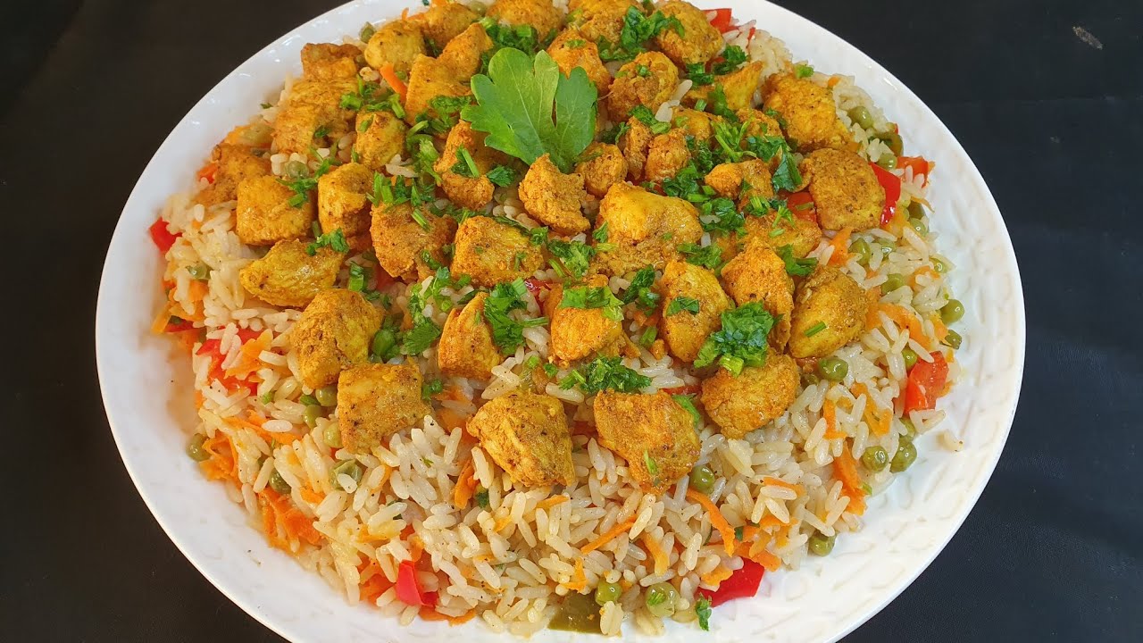 طريقة تحضير الأرز بالدجاج❤️