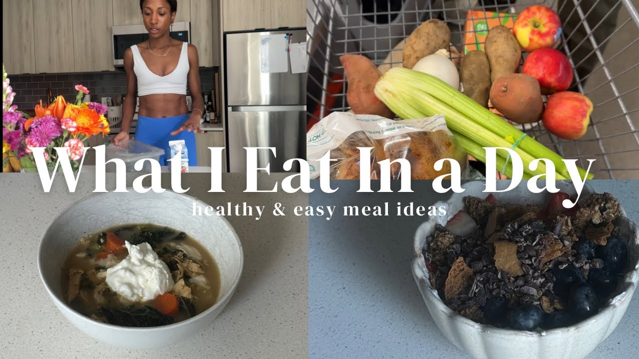 Vlog: What I Eat In a Day, solidcore, my simple go to healthy meals, high protein meal inspo