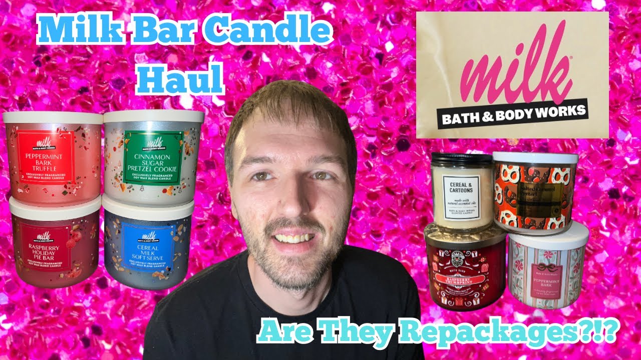 Перевозка свечей Bath & Body Works X Milk Bar | Это переупаковка?!?
