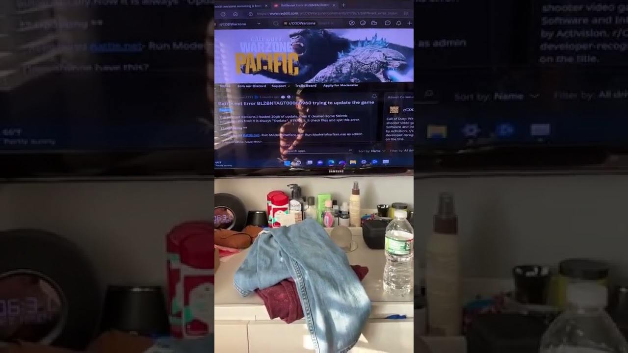 How to fix &ldquo;something broke&rdquo; error BLZBNTAGT00000960 Call of Duty PC