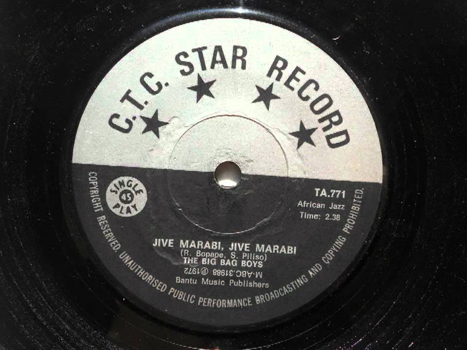 The Big Bag Boys - Jive Marabi Jive Marabi (African Jazz) (C.T.C. Star Record 771)