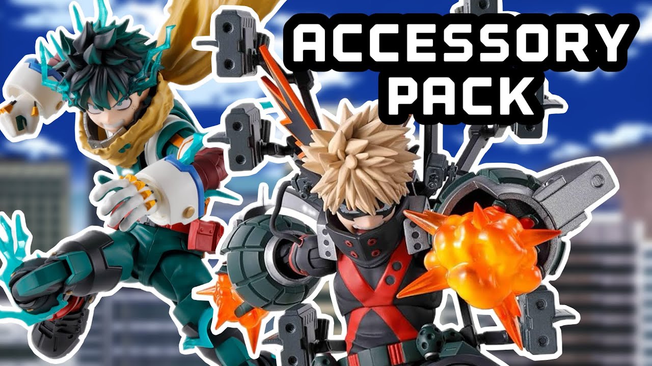 SH Figuarts My Hero Academia Plus Ultra Deku & Bakugo Accessory Pack Tamashii Nations BANDAI