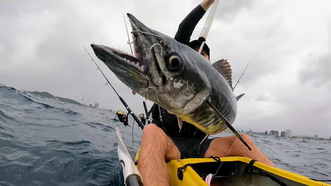 Big Fish, Crazy Conditions, Spanish Mackerel Kayak Fishing, Two Good To Be True!