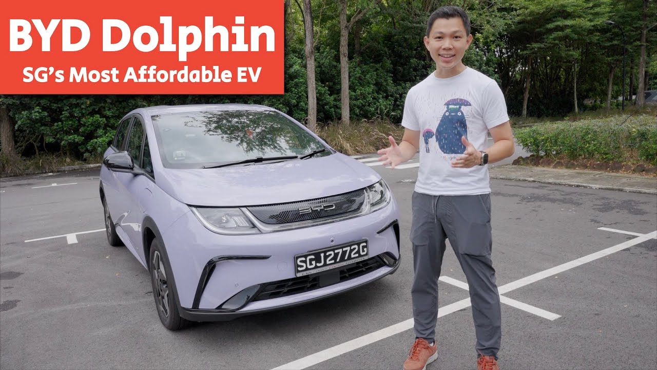 Обзор BYD Dolphin (самый доступный электромобиль в Сингапуре)