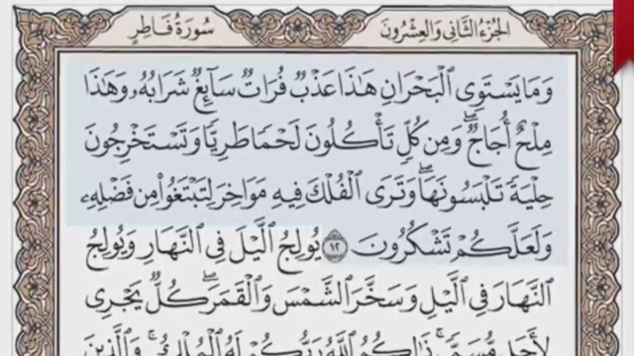 القرآن الكريم بالصفحات صوت وصورة ص/ 436 الشيخ محمود خليل الحصري بمد المنفصل