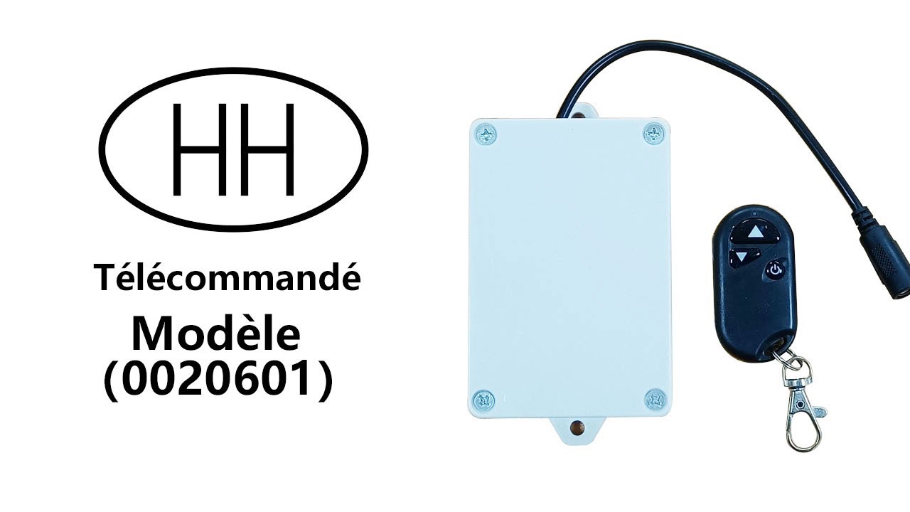 Contr&ocirc;ler le verin &eacute;lectrique 12V par un t&eacute;l&eacute;commande