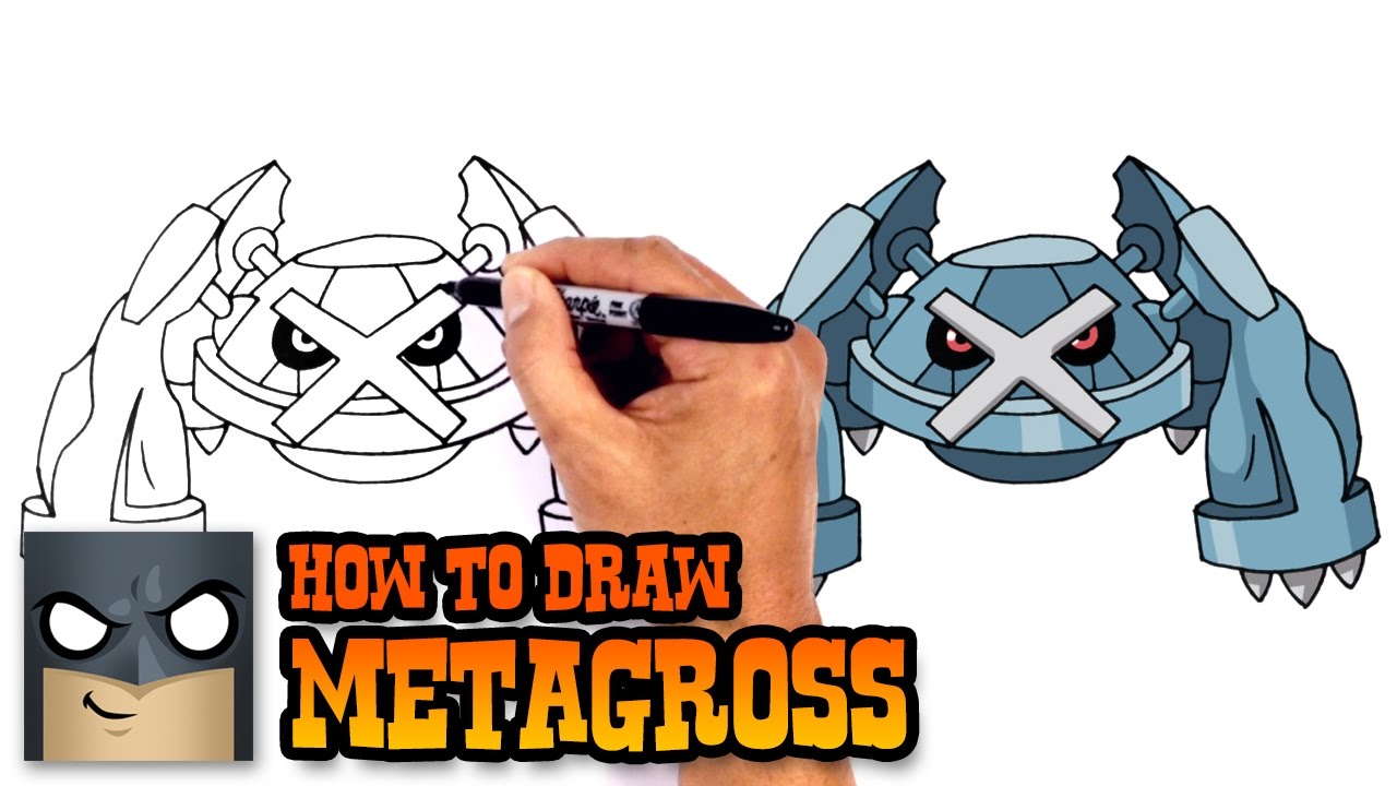 How to Draw Pokemon | Metagross | Step by Step