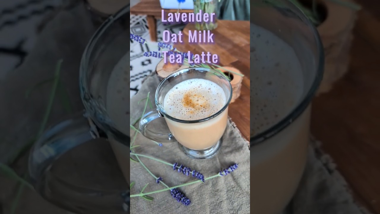 My Mom's Obsession | Lavender Oat Milk Tea Latte