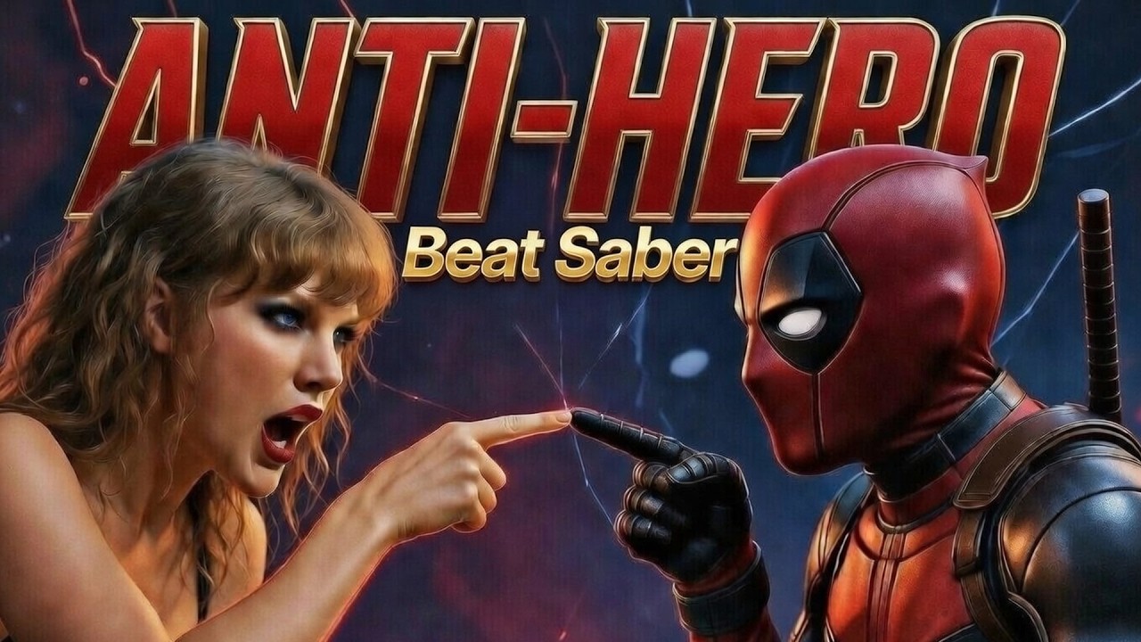 Taylor Swift vs Deadpool: Who's the REAL Anti-Hero? 😈🩸| Beat Saber
