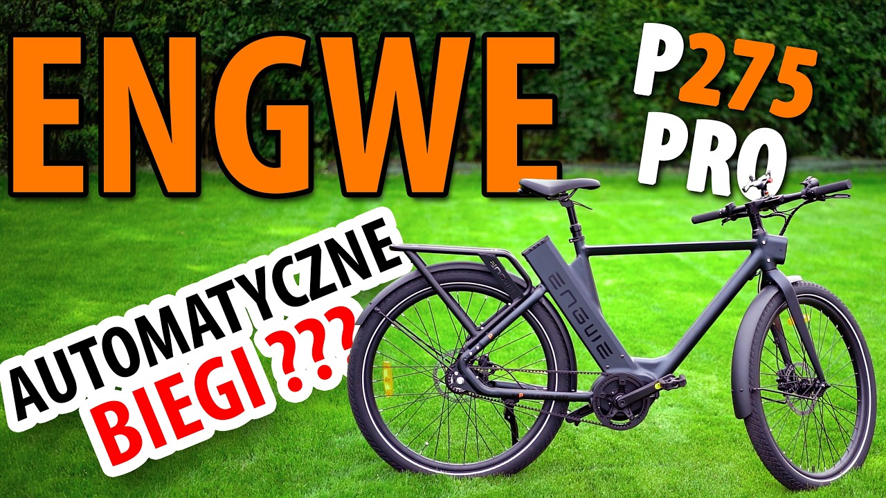 Rower ELEKTRYCZNY z automatyczną skrzynią biegów - P275 PRO - ENGWE