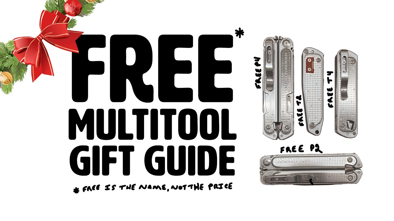 Multitool Gift Guide - Leatherman Free Series Tools
