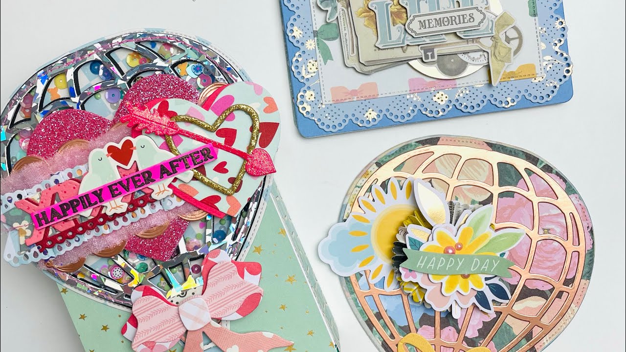 SCRAPDIVA DESIGNS : Hot air balloon and mini album  