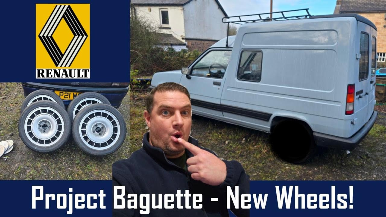 Pt4 - Project Baguette! - Renault 5 Extra (Express) Van Gets New Wheels!