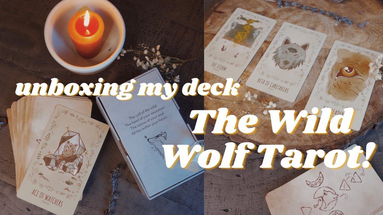 Unboxing the First Edition of my Tarot Deck! The Wild Wolf Tarot