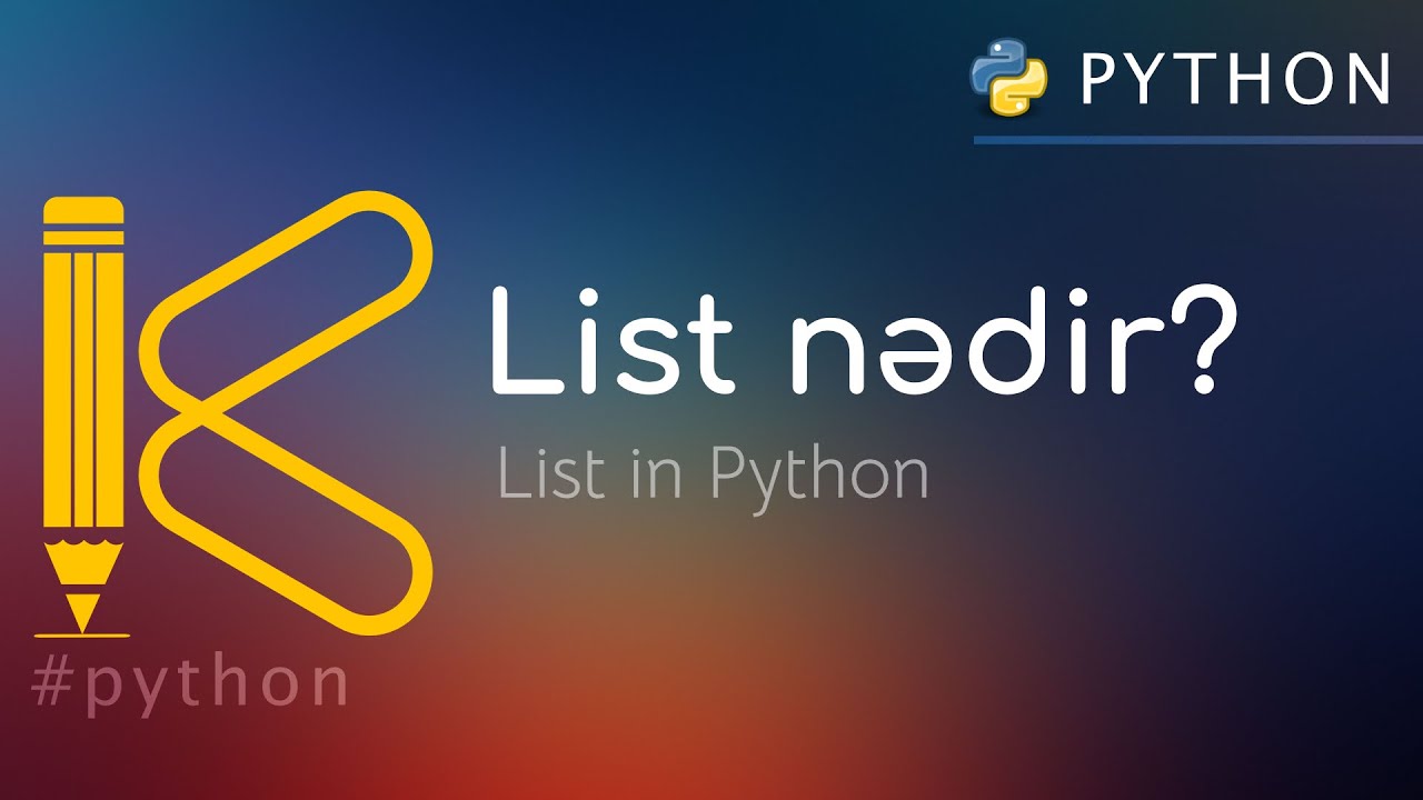 Python List nədir? | list siyahı | List in Python #kody_az