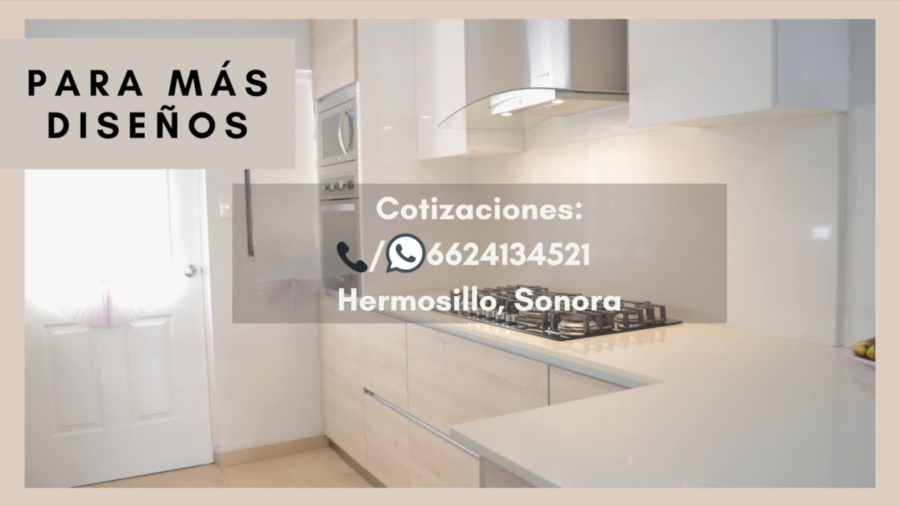 Cocina minimalista moderna, combinaci&oacute;n madera con alto brillo blanco aperlado.
