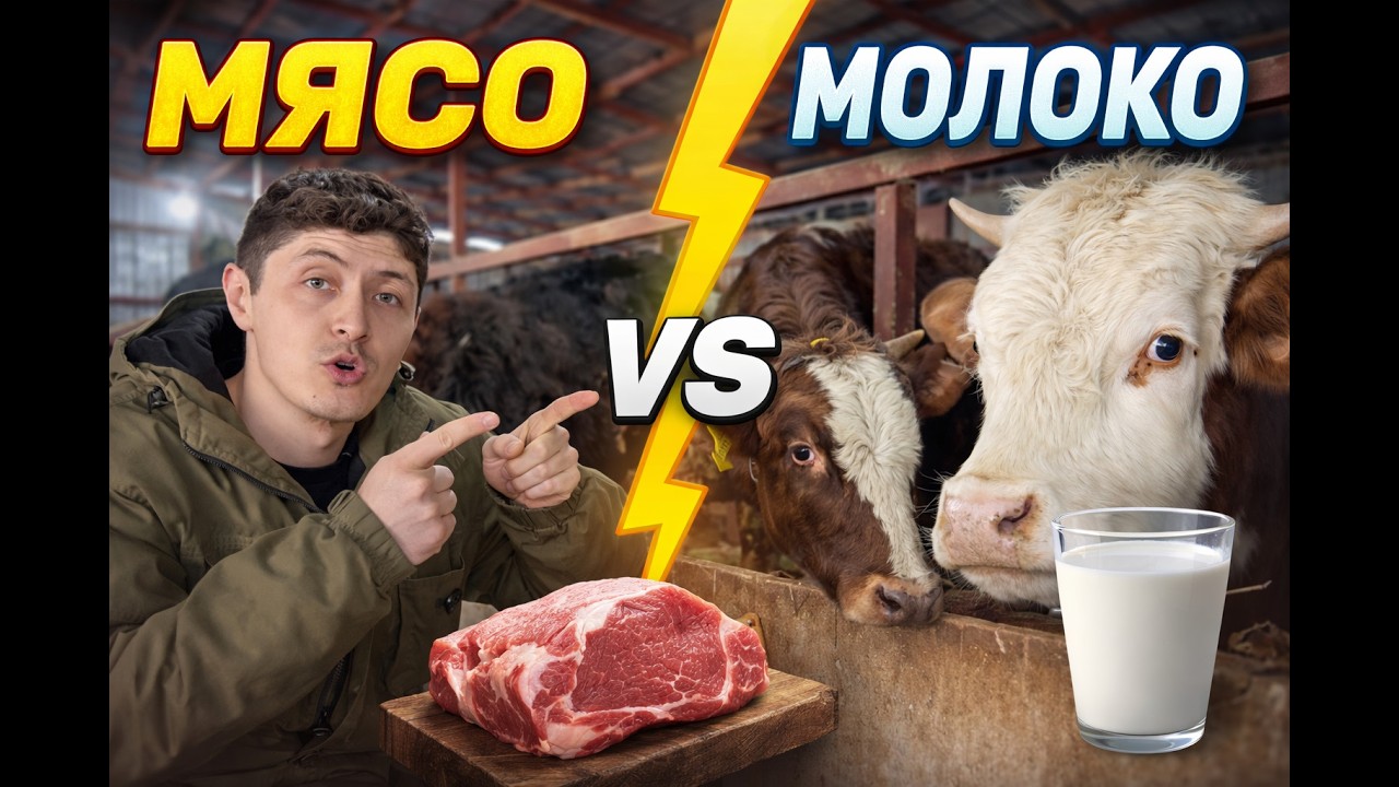 Плюсы и минусы молочное VS мясное направление