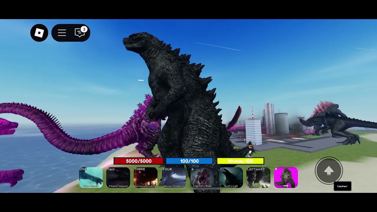 Quand je joue à godzilla mais version bizarre