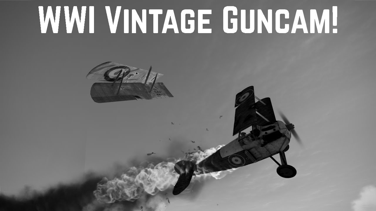 Vintage World War I Guncam Style Footage Compilation- IL-2 Sturmovik Flying Circus